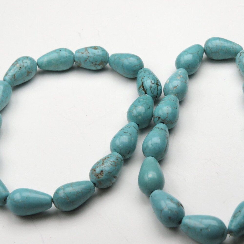 Turquoise Elastic Bracelet 2 Pieces Set on Sale